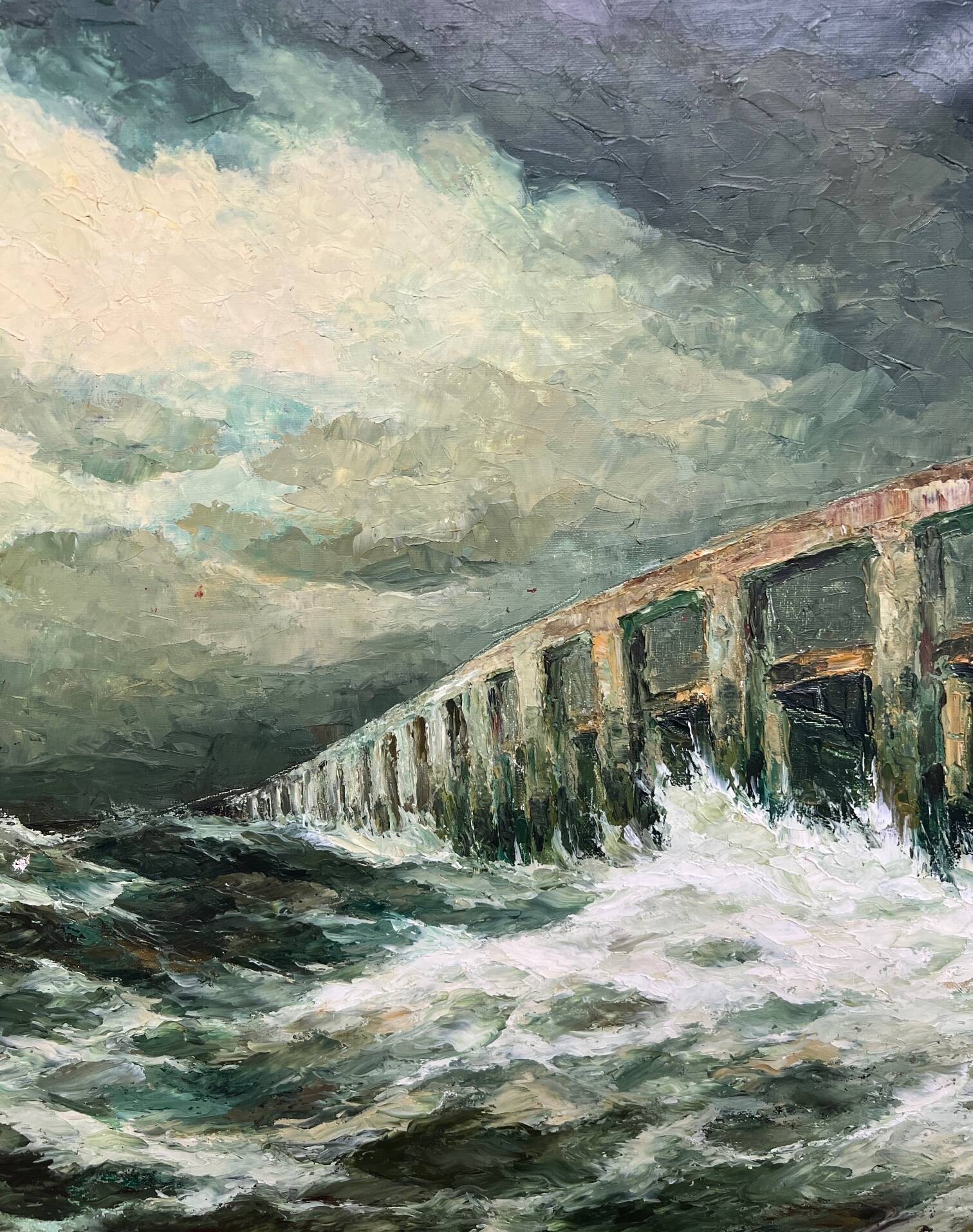 L.Kaisen (1901-1963) “Seascape”.