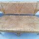 Banquette rotin cannage