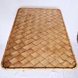 Coffee table, end table, children's table in rattan and banana leaf