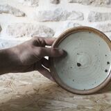 Set of 6 Pierre Digan pyrite stoneware dessert plates