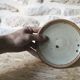 Set of 6 Pierre Digan pyrite stoneware dessert plates