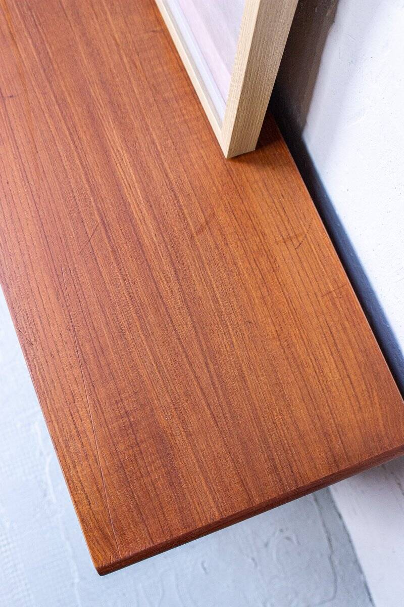 Vintage Teak Display Cabinet, Denmark, 1980s