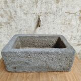 Antique washbasin French stone trough