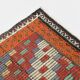 6x11 Mulicolor Living Room Rug, Vintage Wool Kilim Rug, 187x339Cm