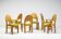 The Modern Scandinavian Oregon Pine Mid-Modern Dining Set - 4 Accent Chairs and 2 Armchairs