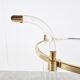 Brass and lucite drinks trolley, 1970s
