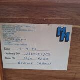 Vintage English bedside table