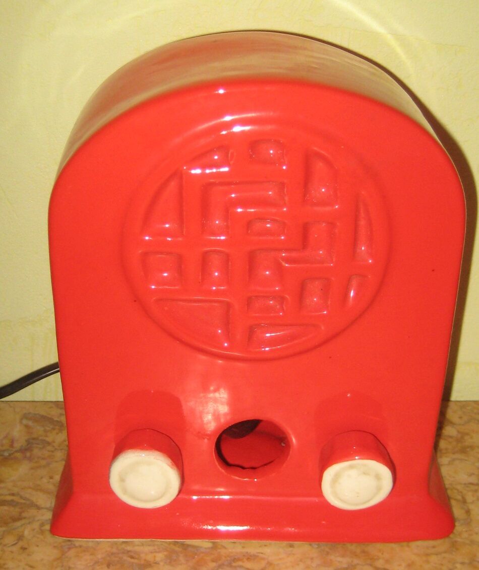 Radio lampe veilleuse faience