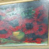 Tableau , peinture bouquet de fleurs