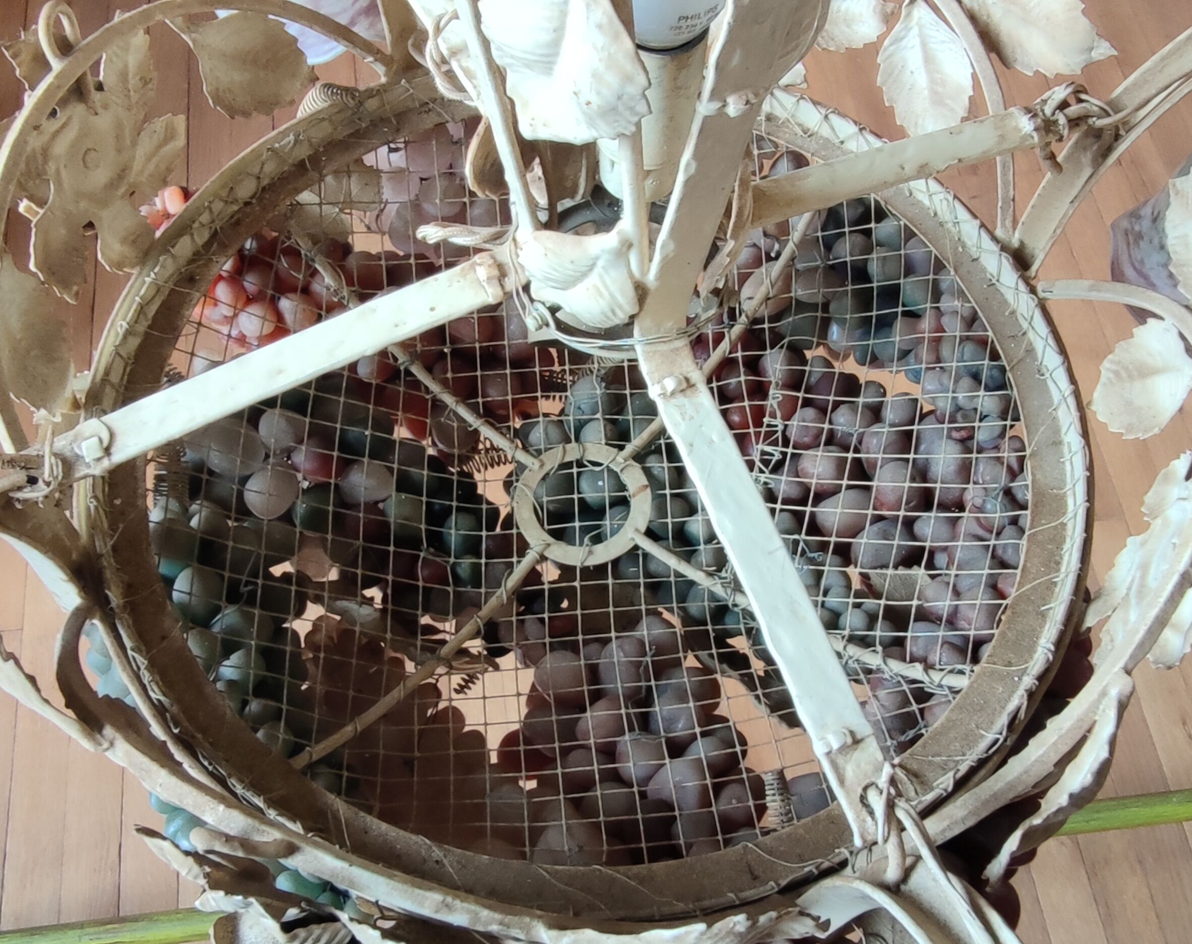 Chandelier Murano bunches of grapes