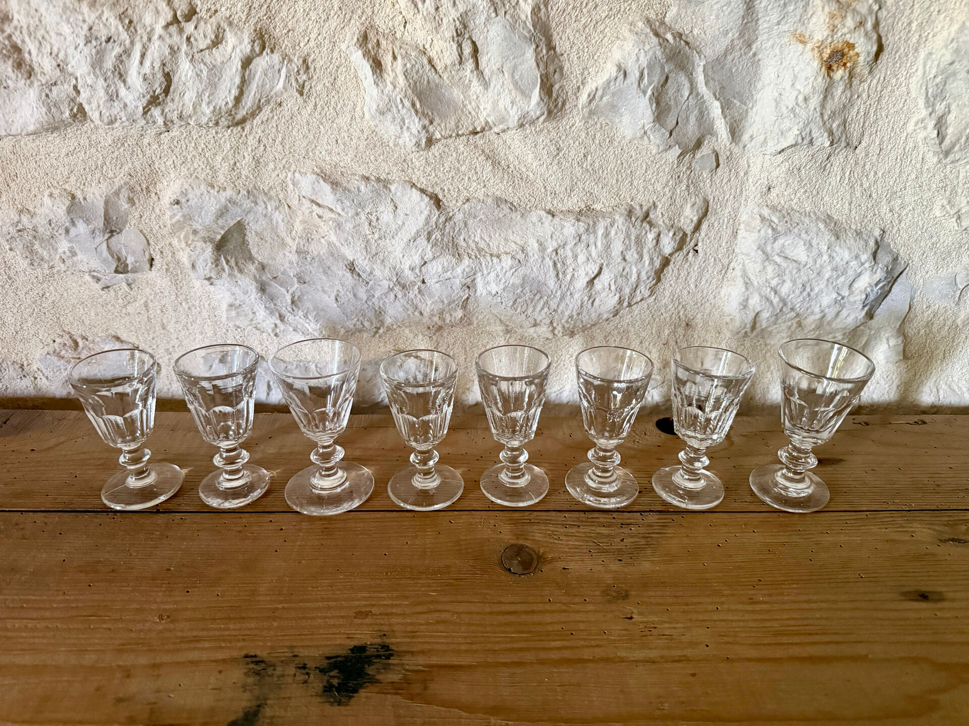 Petits verres anciens