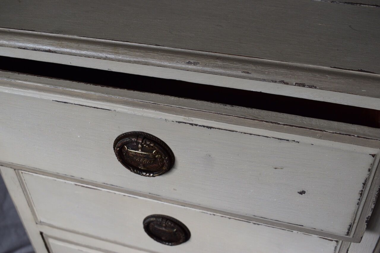 Skated wooden chiffonnier