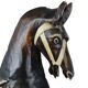 Vintage French Rocking Horse Seesaw Rocking Horse Wood 1970s