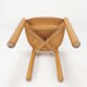 Set of 4 oak wood dining chairs, 1980s
