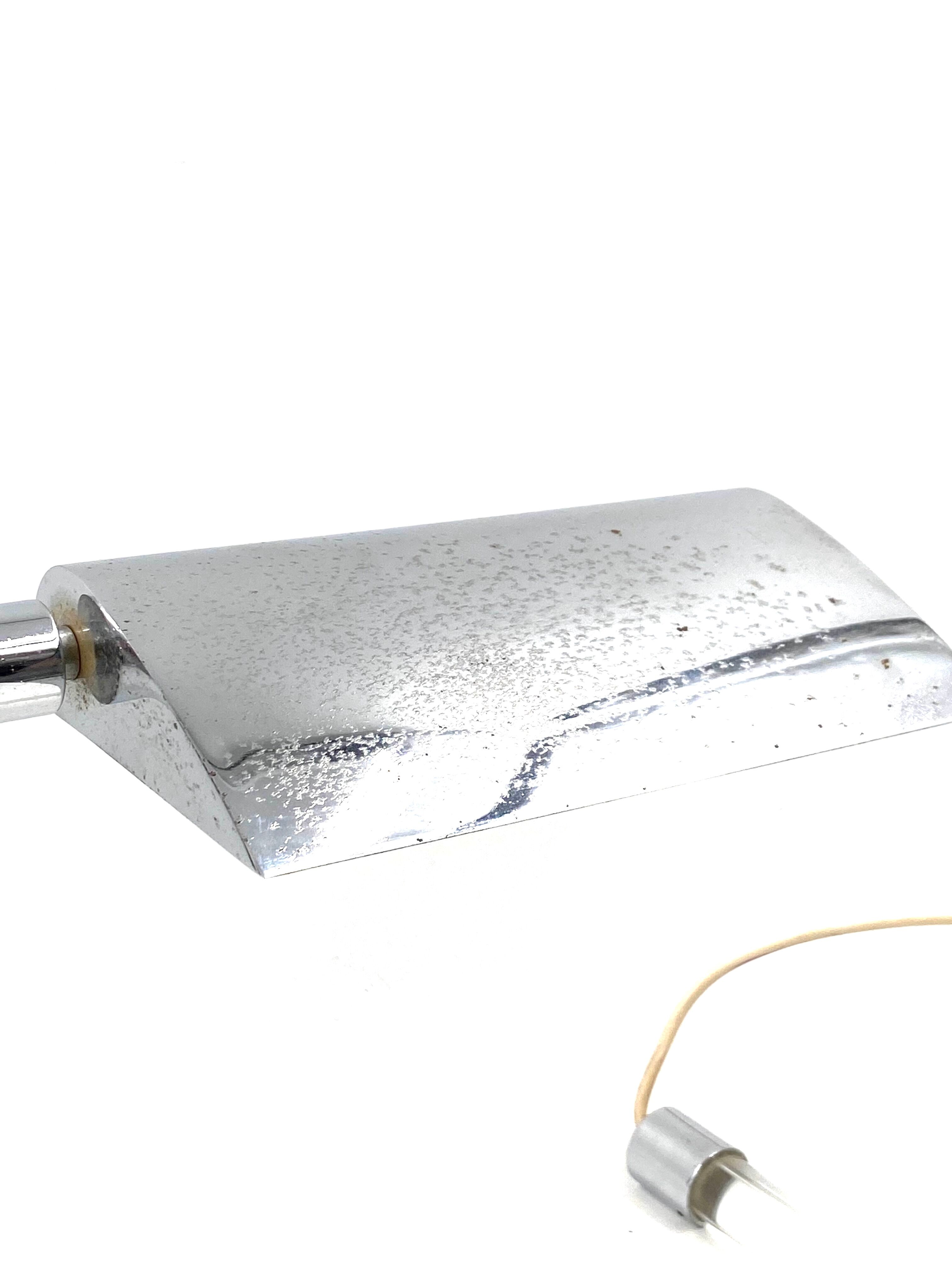 Peter hamburger, crylicord modernist crylicord desk lamp, knoll international, 1960s