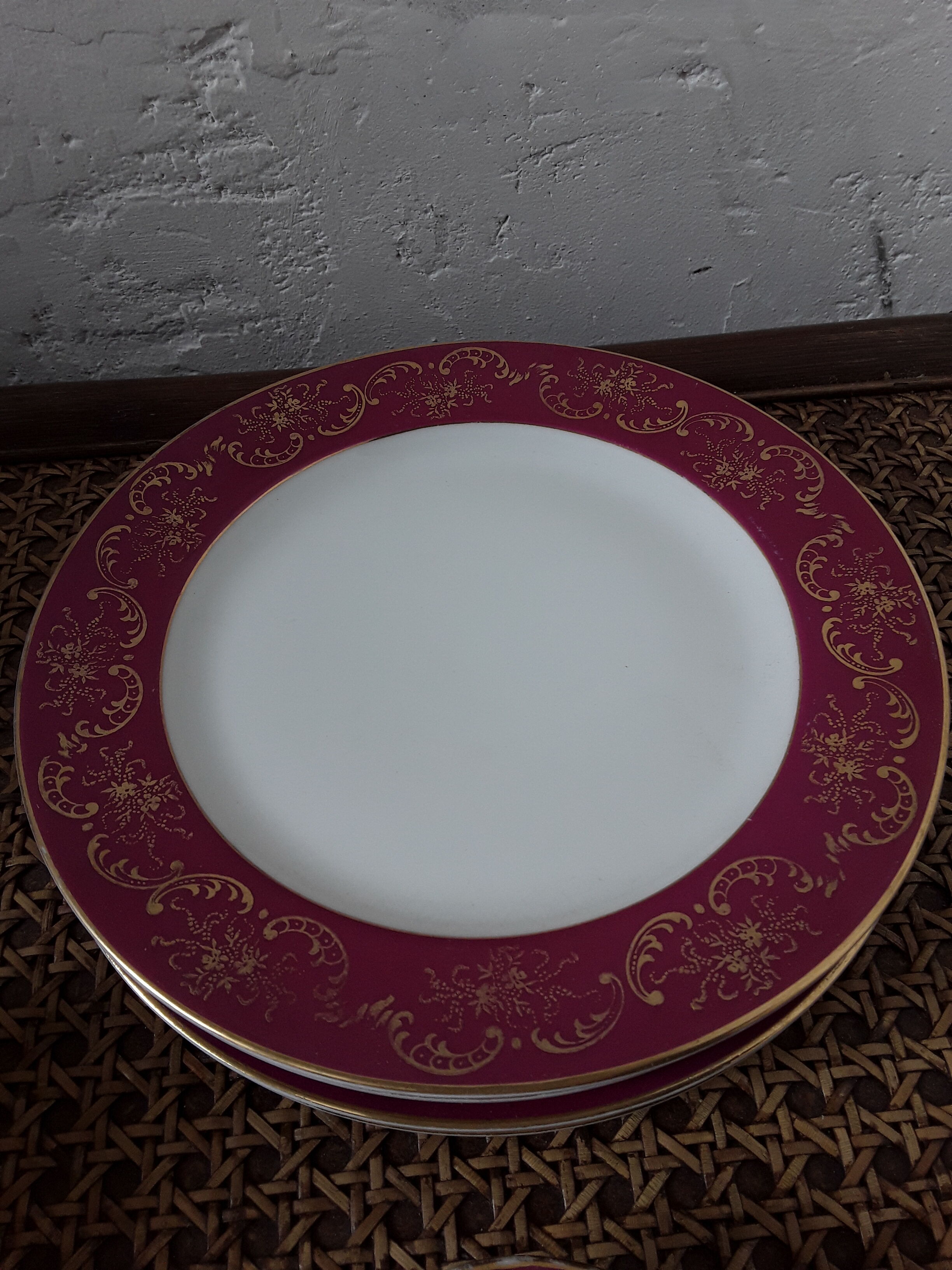 Limoges porcelain coffee service