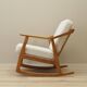 Oak rocking chair, Danish design, 1960s, designer: H. Brockmann Petersen, p