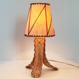 Rattan lamp 1950