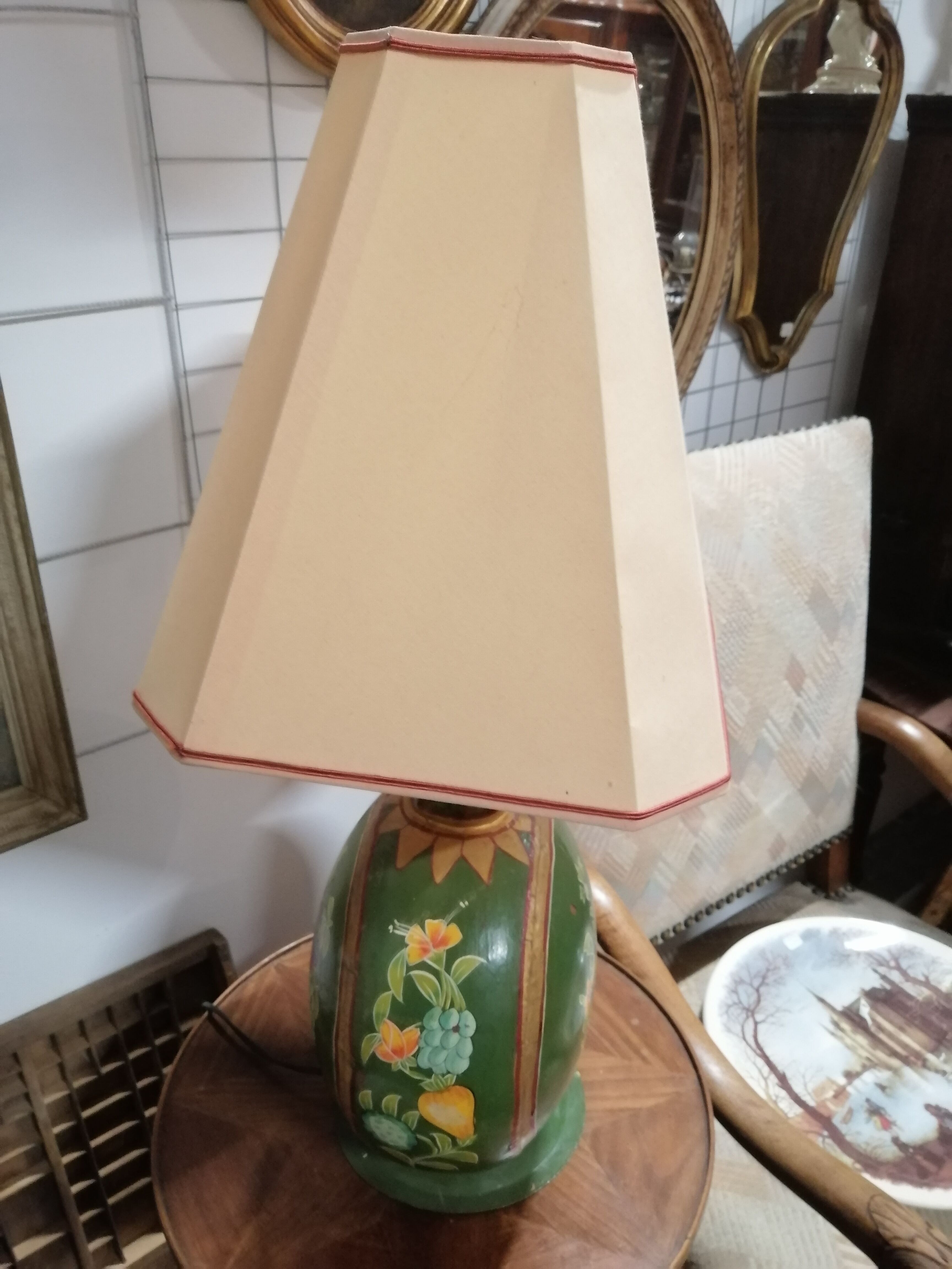 Vintage canister lamp