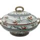 Antique porcelain soup tureen England Minton satsuma 19th century