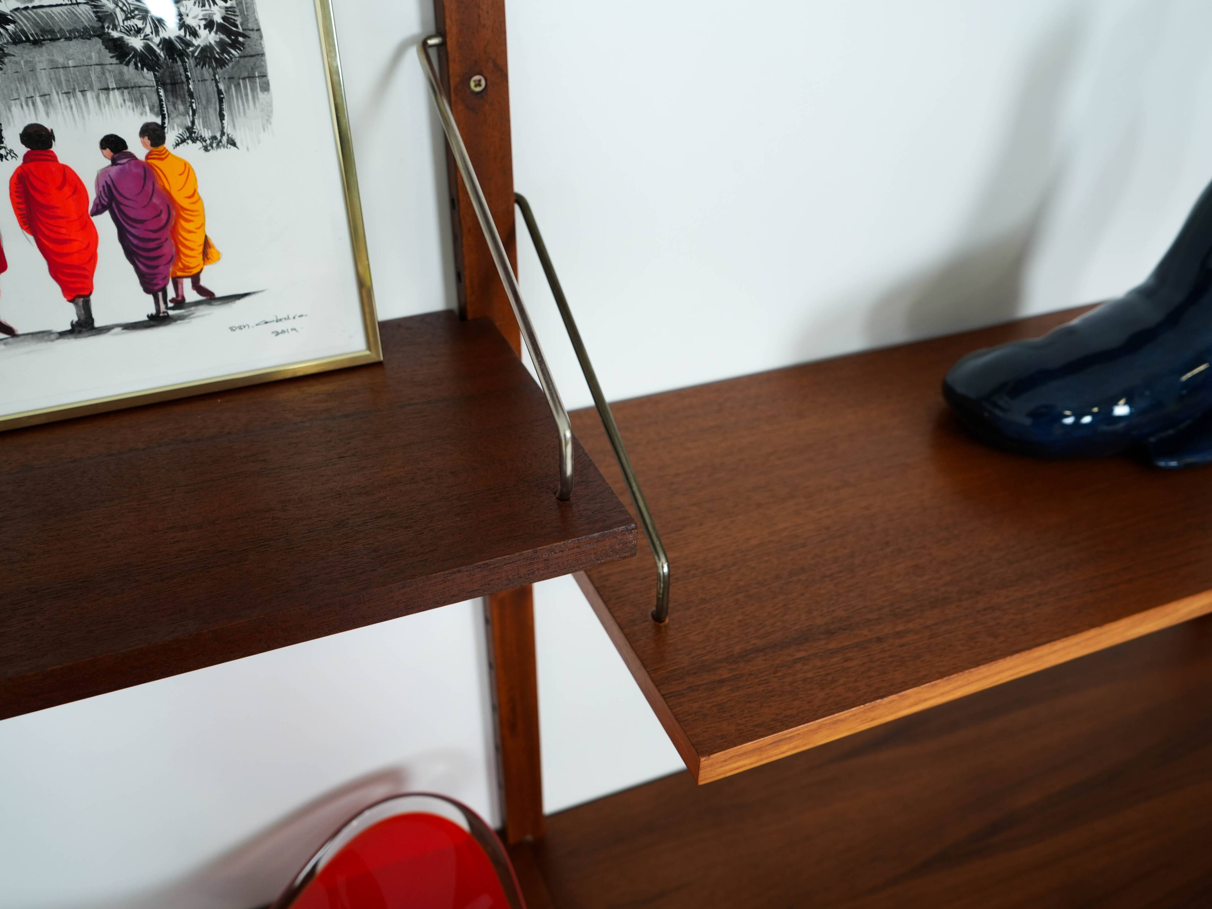 Teak shelving unit, Danish design, 1960s, designer: Poul Cadovius