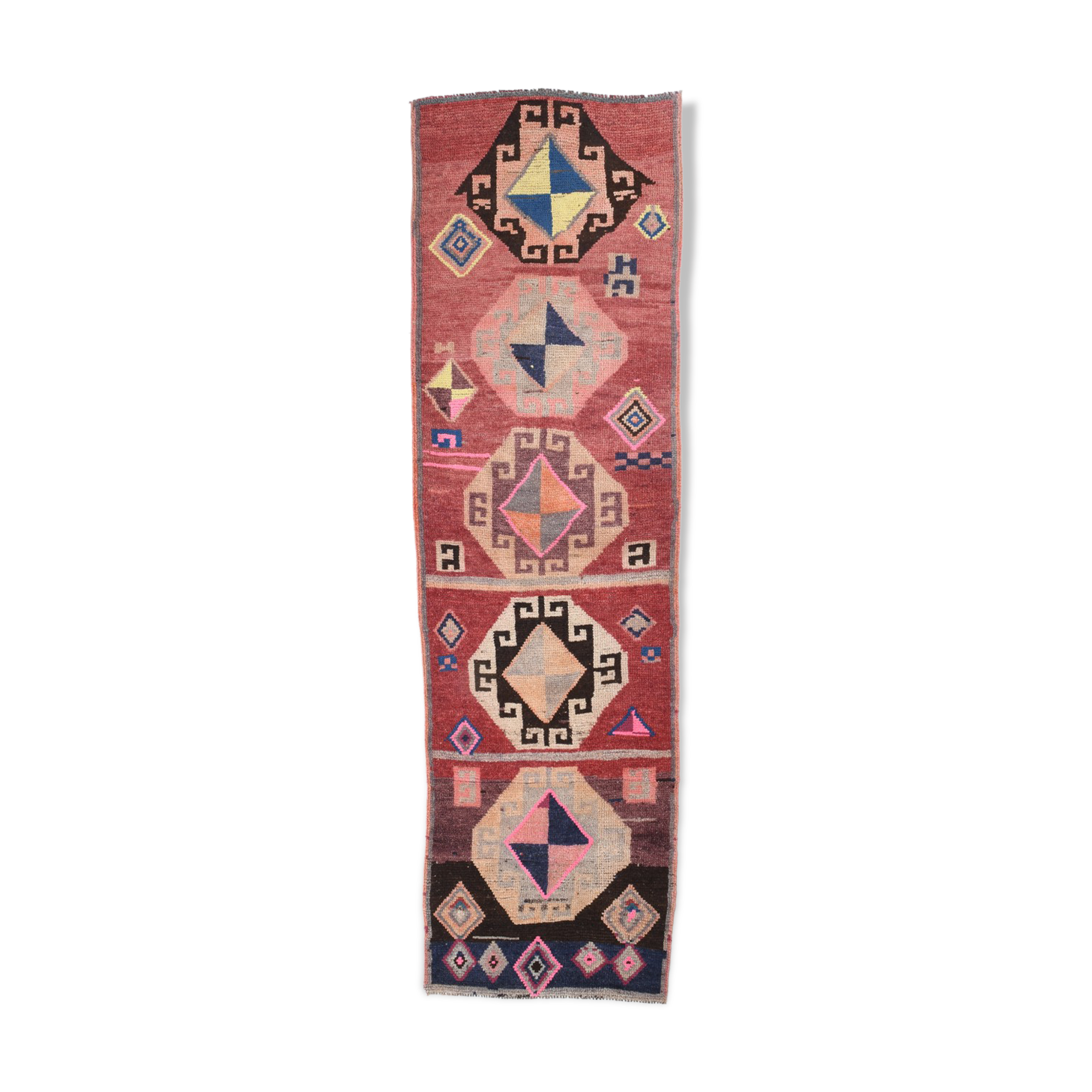 3x9 Turkish Runner Rug 265x77 Cm