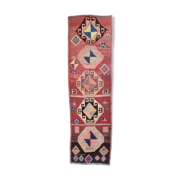 3x9 Turkish Runner Rug 265x77 Cm