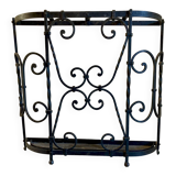 Antique wrought iron umbrella stand - early 20th century