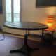 Vintage Dining Table by Ilse Möbel, 1960s, Round and Black
