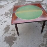 Mahogany games table