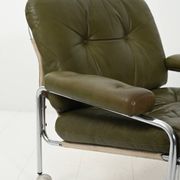 Pair of “Lovisa” armchairs by Pethrus Lindlöf, 1970s
