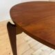 Table basse en teck, Danemark 1960
