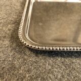 Silver metal tray, late 19th century