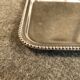 Silver metal tray, late 19th century