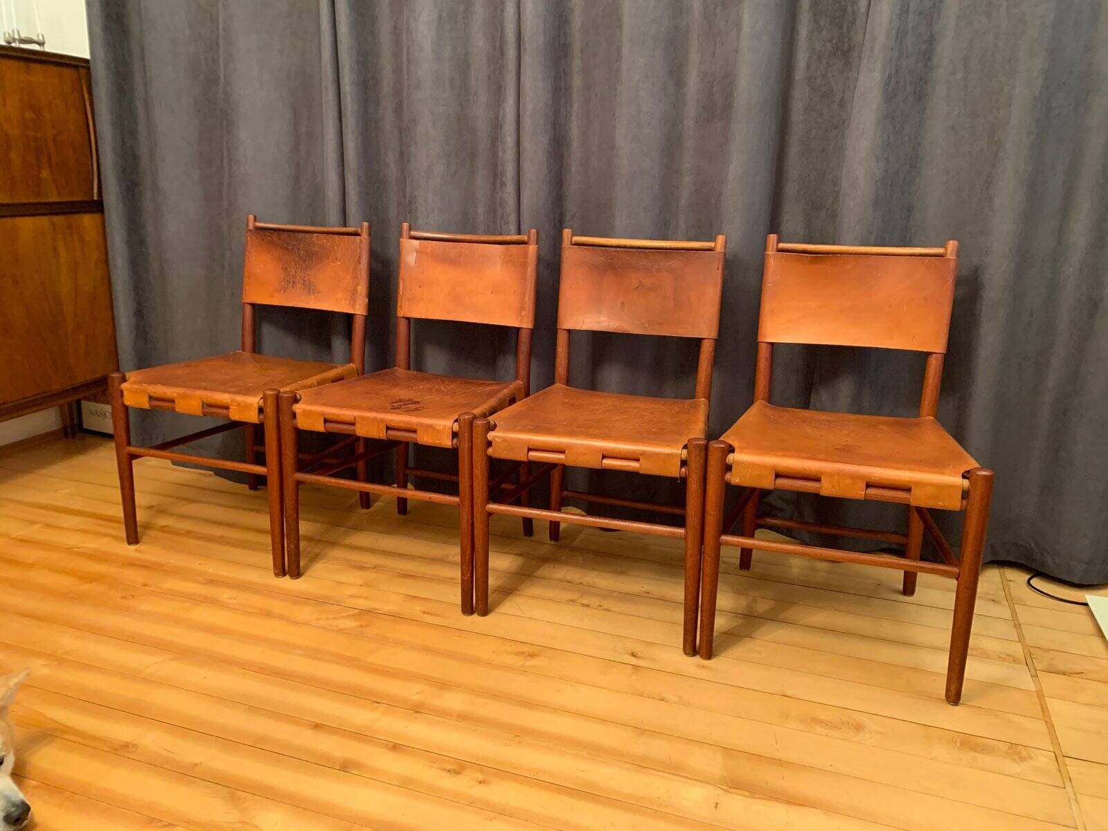 Chaises danoises, années 1960, ensemble de 4