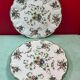 Pair of dish forming pendant, signed capodimonte diameter 31 cm