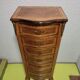 Weekly chest of drawers art deco walnut marquetry 7 drawers