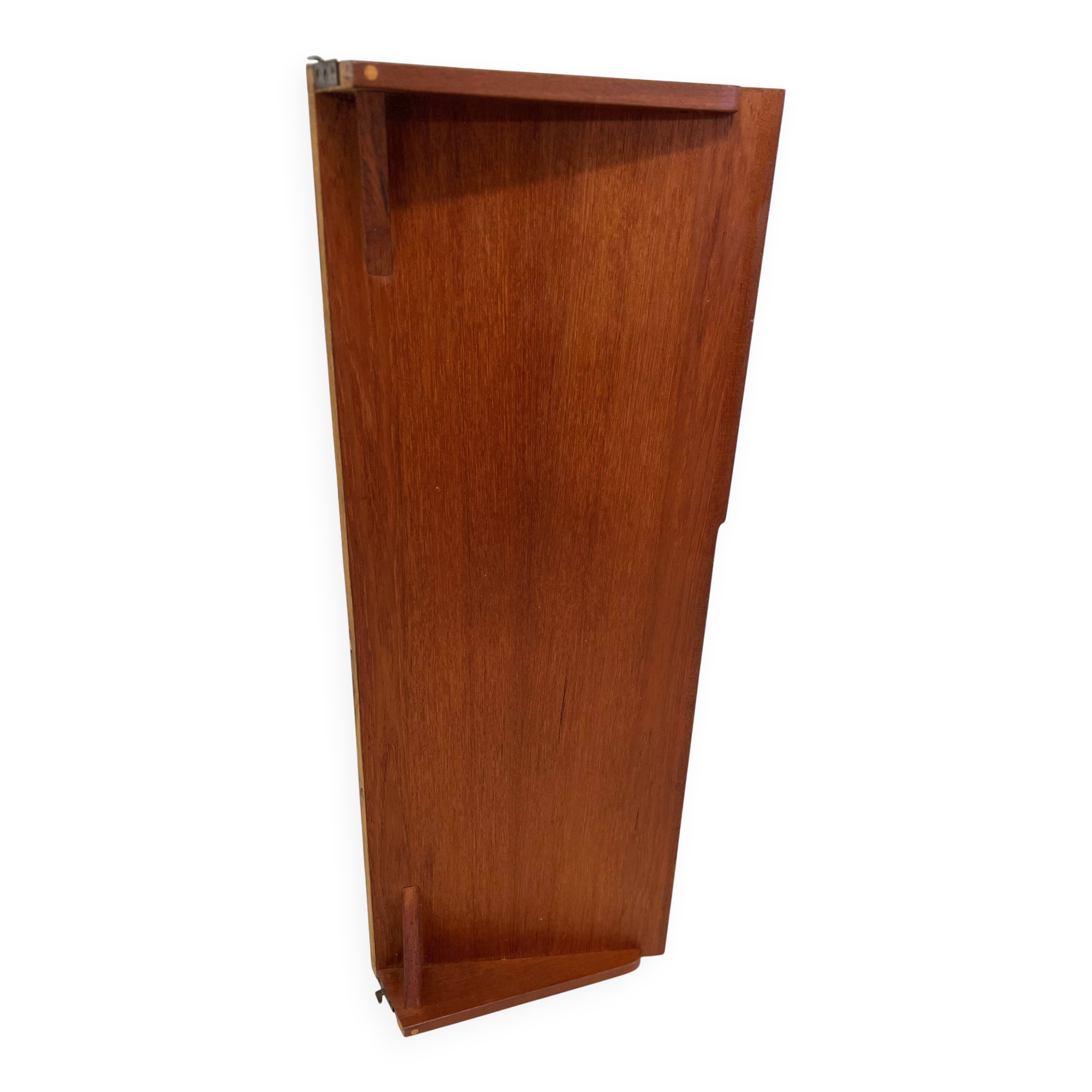 Teak Vintage Magazine Shelf By Kai Kristiansen For FM Modular Wall System.