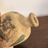 Ancient triangular vase perfume bottle Kohl Persian Qajar Iran Cavalier Gul O