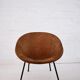 Vintage balloon suede easy chair, 1960s, Hungary