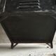 Riveted cloakroom converted into storage cabinet - early twentieth century