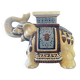 Elephant plant pot ceramic 1970s - xl - blue -