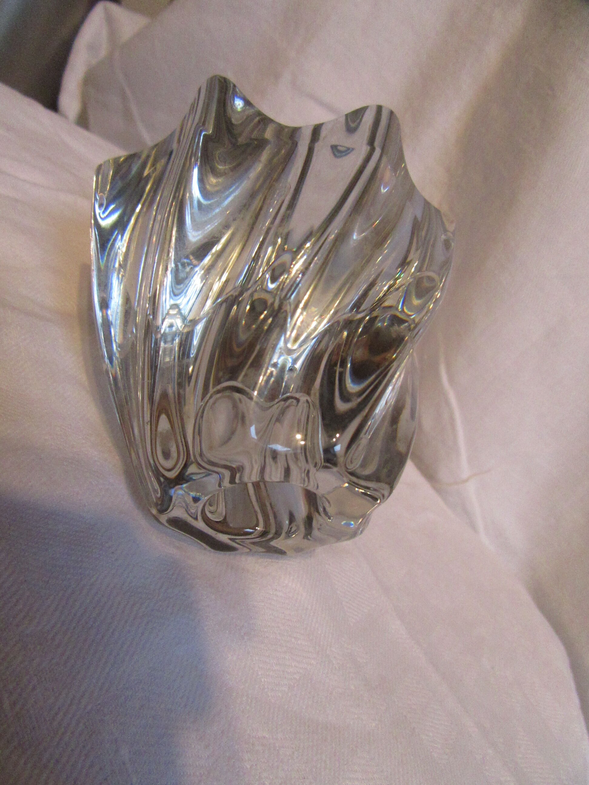 Baccarat crystal candleholder