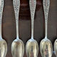 10 silver coffee or tea spoons - around 1900 - 17 g/spoon