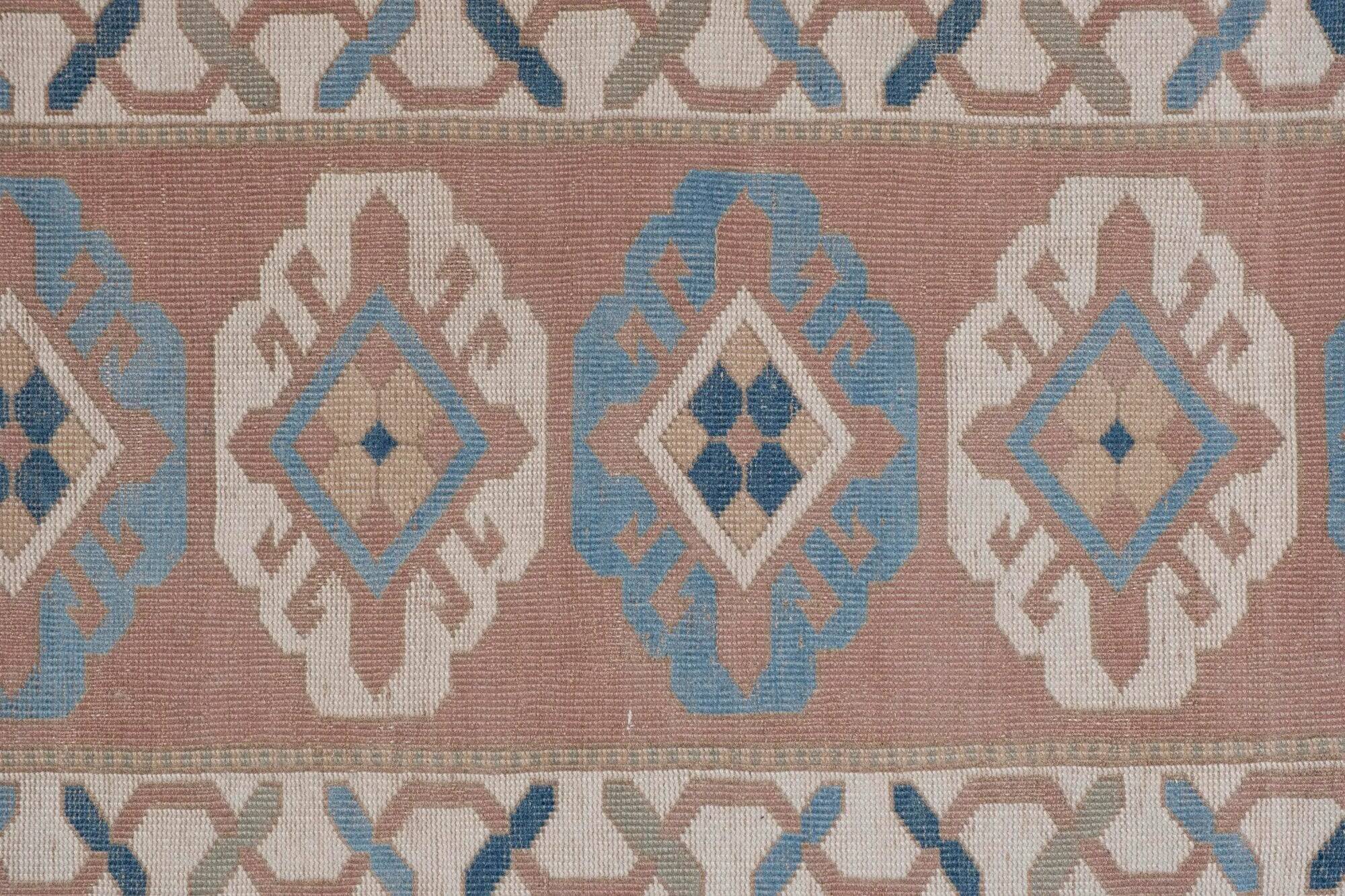Tapis de couloir turc vintage 80x380 cm