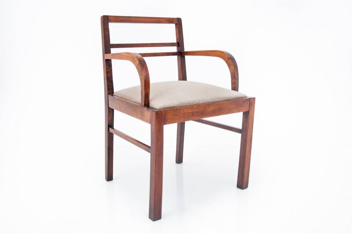 Art Deco armchair, Poland, 1930s. After renovation.