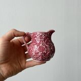 Pot à lait crème barbotine rose