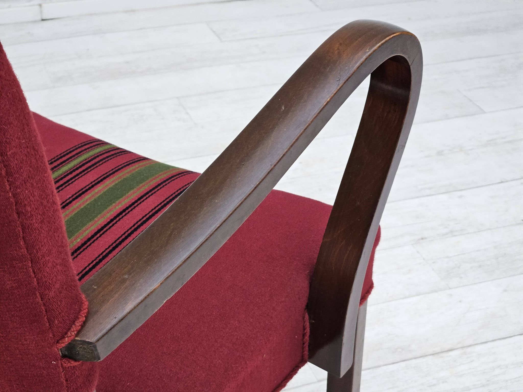 1950s, pair of Danish armchairs