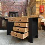 Old carpentry workbench