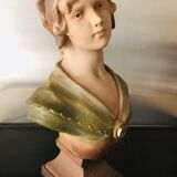 Plaster bust